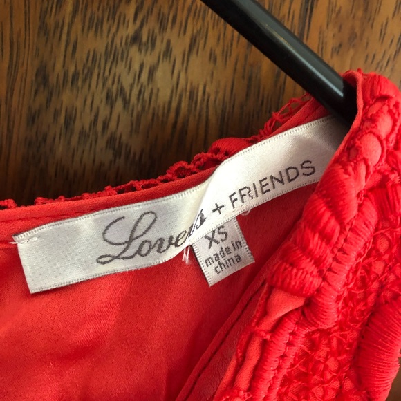 Lovers + Friends racer back midi dress size xs - Picture 3 of 3